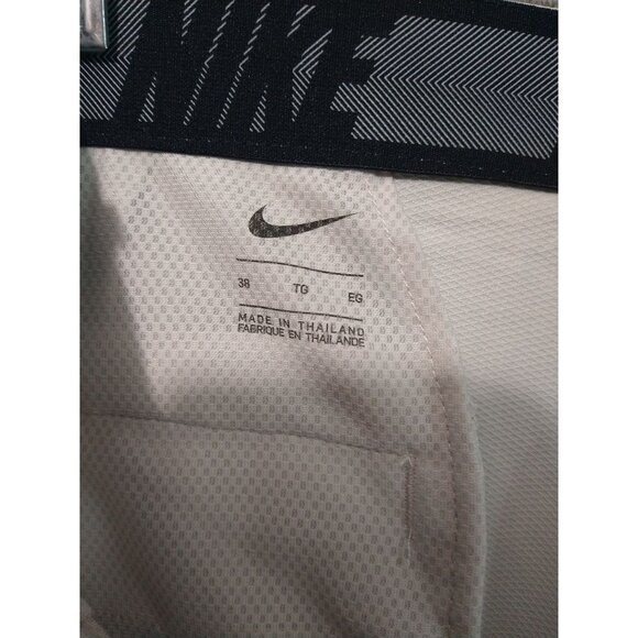Nike Golf Shorts Mens 38 Beige Flex Performance Flat Front High Rise Stretch - Picture 7 of 10